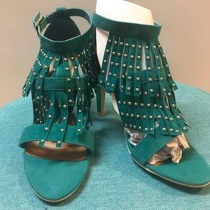 Fringe Heels!! NWOT